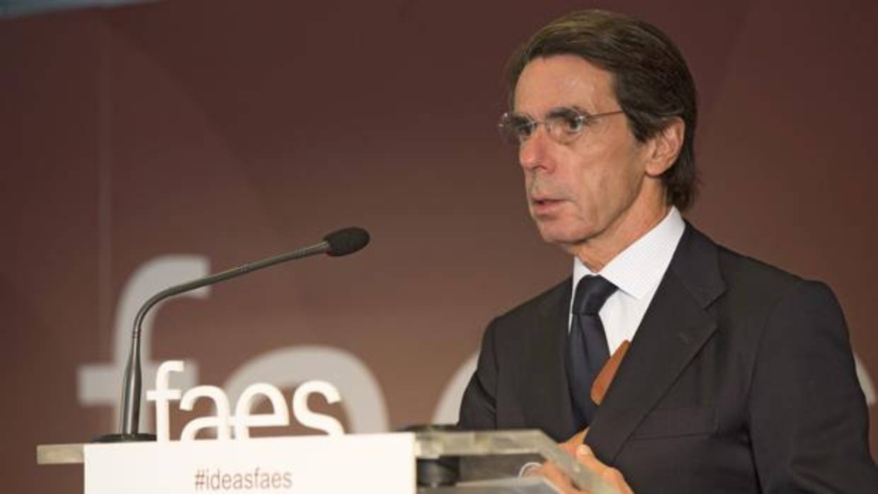 José María Aznar, expresidente del Gobierno, en una imagen de archivo