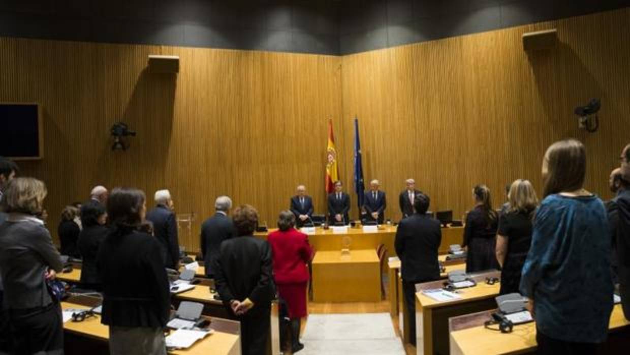 Un instante del acto de conmemoración de la entrada de España en el Consejo de Europa