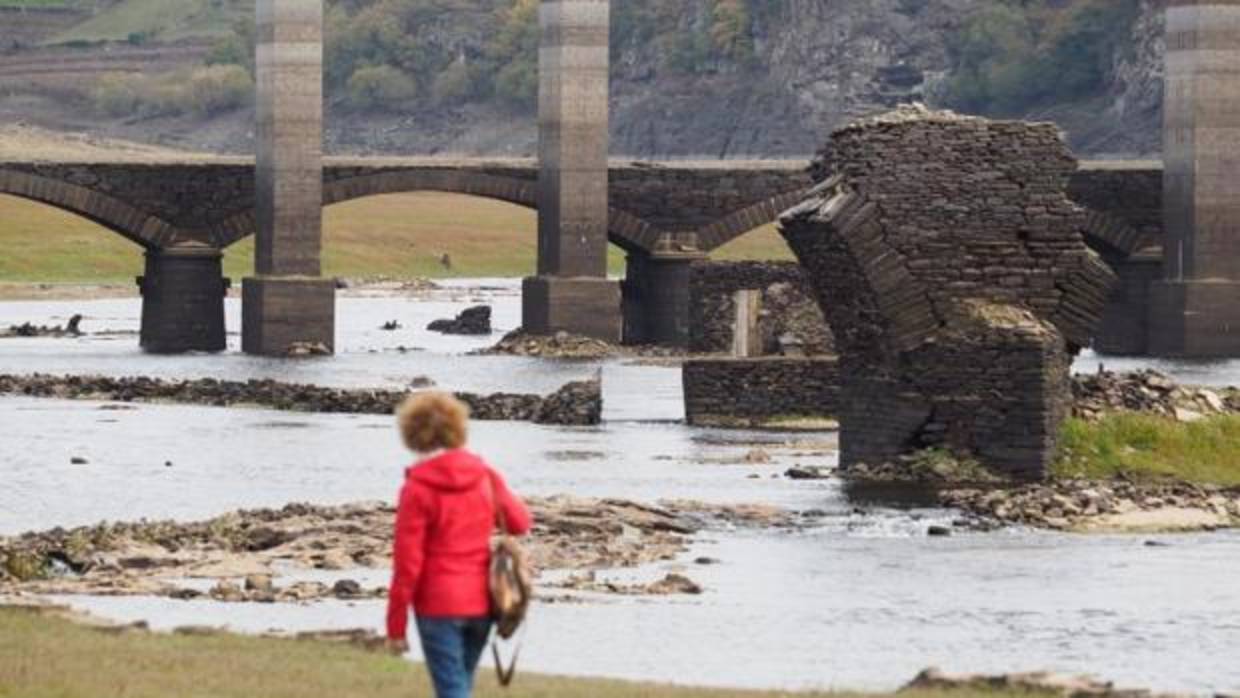 El pantano de Belesar en Lugo, que se encuentra a un 37% de su capacidad