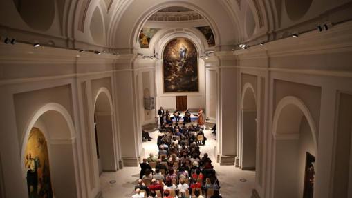 La capilla, recién restaurada, del Museo de Historia de Madrid