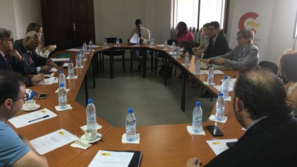 Encuentro entre el embajador de España en Dakar y la Asociación de Empresas Españolas en Senegal