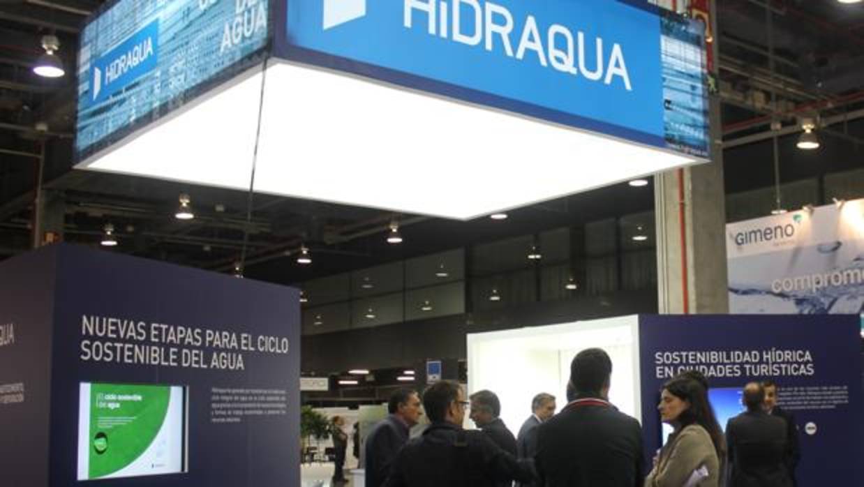 Stand de la compañía HIdraqua en Efiaqua, en la edición anterior de la feria