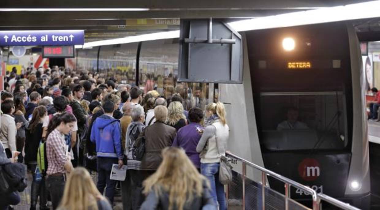 Imagen de archivo de una estación del Metro de Valencia