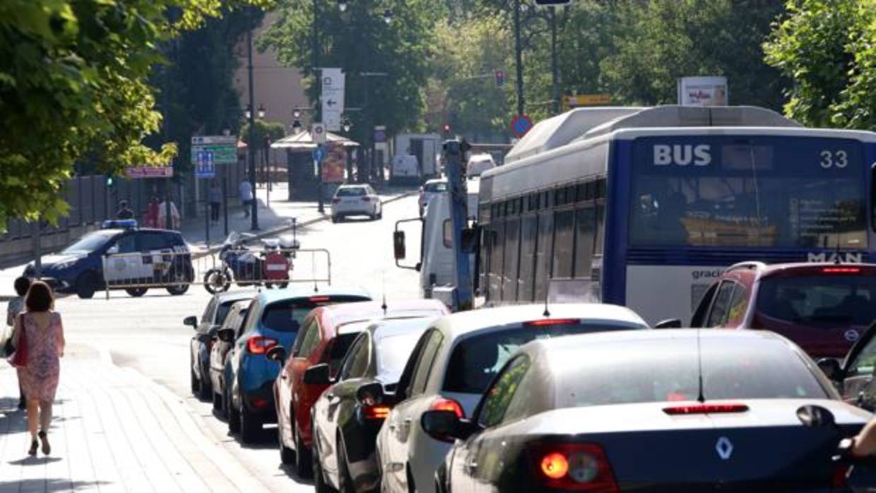 Cortes de tráfico en Valladolid ante los niveles de contaminación