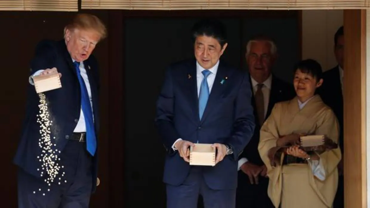 Trump, durante su reciente visita a Japón