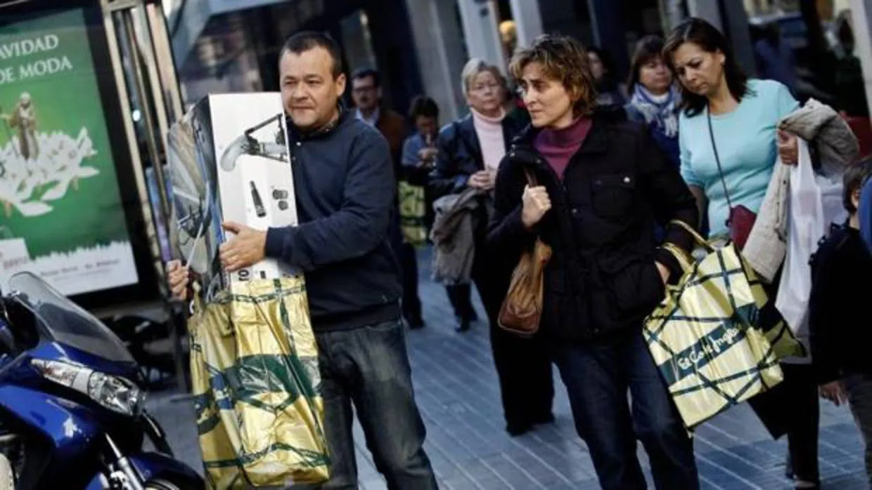 Imagen de anteriores campañas de compras de Navidad en Valencia