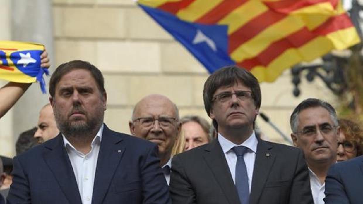 Junqueras y Puigdemont