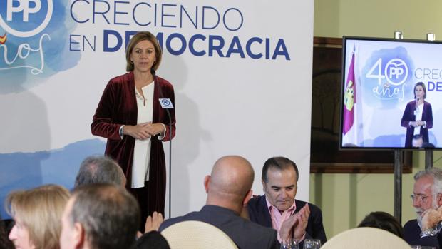 Cospedal vincula la vuelta del PP a los efectos del gobierno PSOE-Podemos