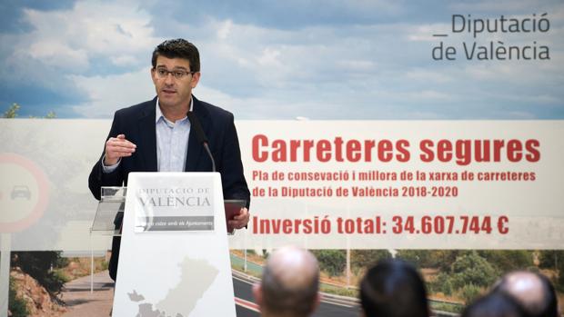 La Diputació invertirà 35 milions d'euros en 3 anys en conservació per a tindre unes carreteres més segures