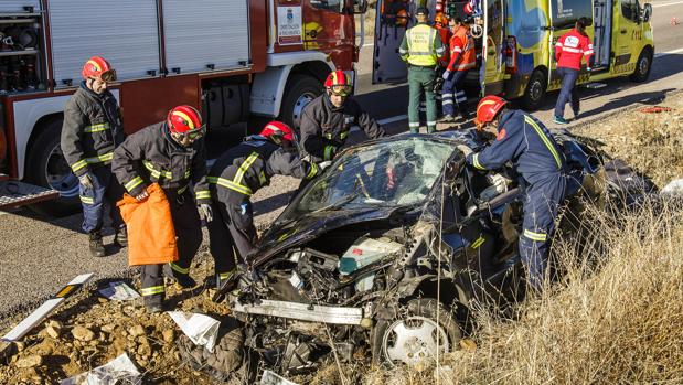 Más de 50 accidentes con 19 con heridos en las carreteras de Castilla y León