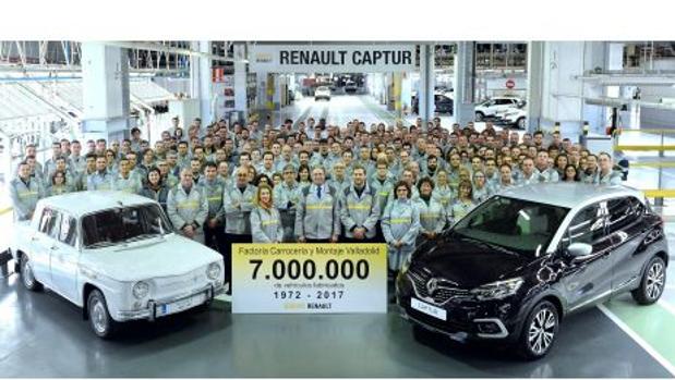 Renault Valladolid echa a rodar su vehículo siete millones