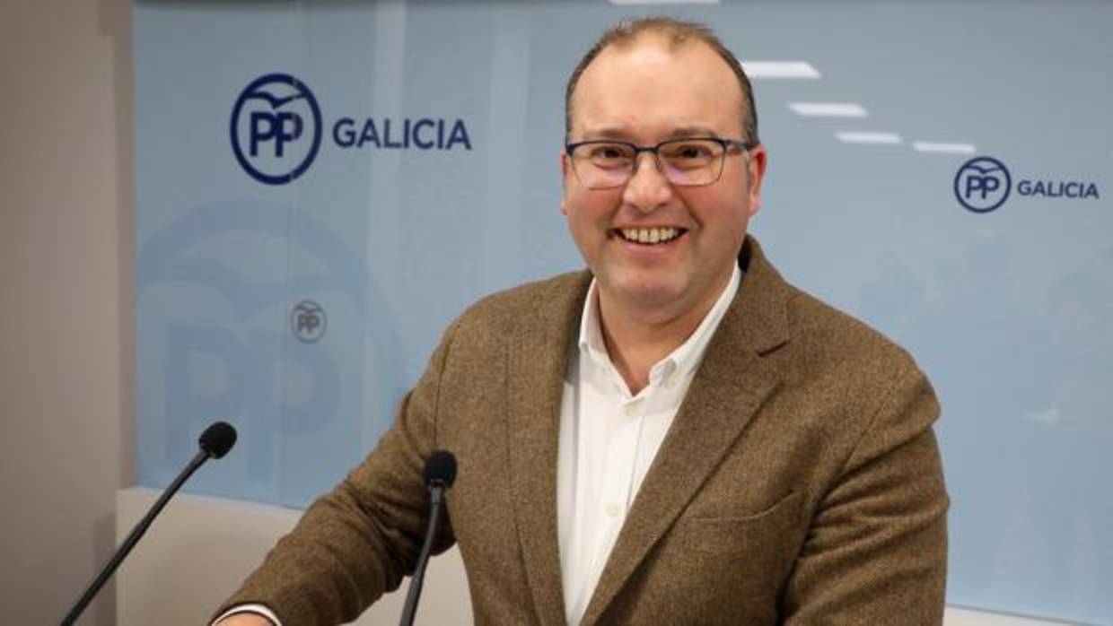 EL secretario general de los populares gallegos, Miguel Tellado