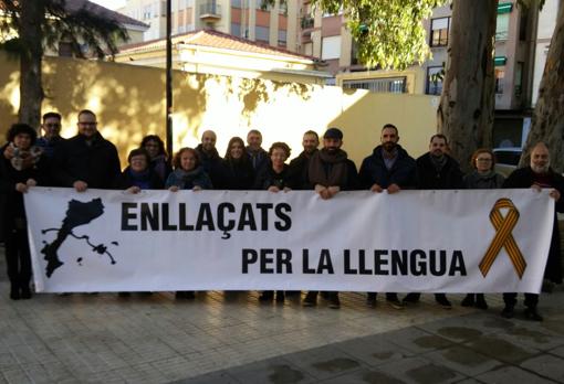 Imagen difundida en la página web de Escola Valenciana