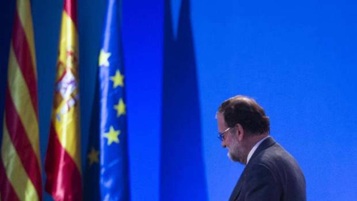 Mariano Rajoy, en el mitin cierre de campaña del PP