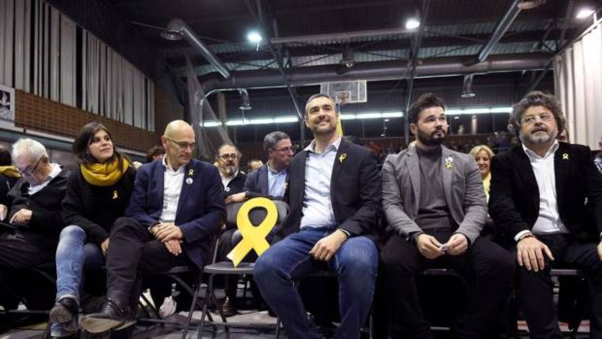 Romeva, la pasada semana en un acto de ERC en Lérida