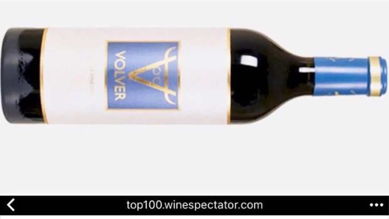 Vino «Volver 2015» de La Mancha, el seleccionado por «Wine Spectator» en 2017