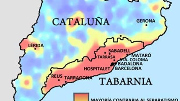 Tabarnia: Una plataforma promueve separar Barcelona y parte de Tarragona de Cataluña