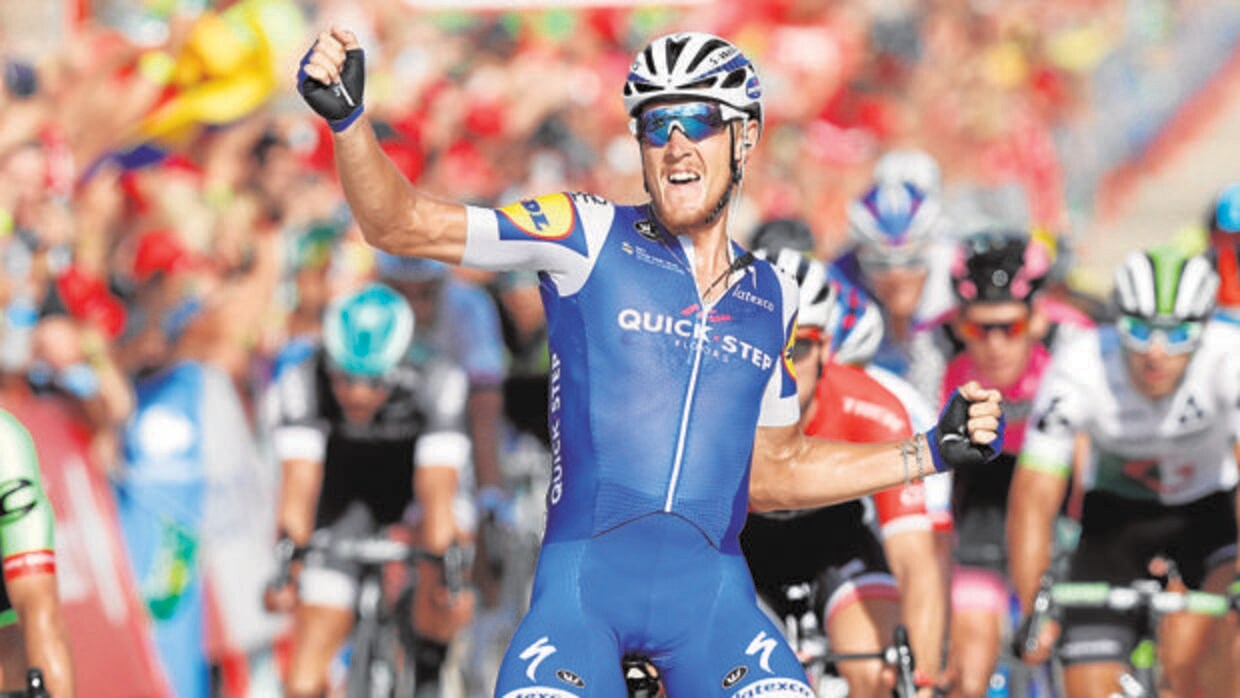 Matteo Trentin se impuso en la cuarta etapa de la Vuelta a España de este año, con meta en Tarragona
