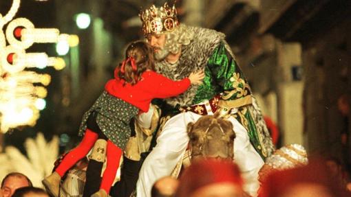 Un momento de la Cabalgata de los Reyes Magos en Alcoy