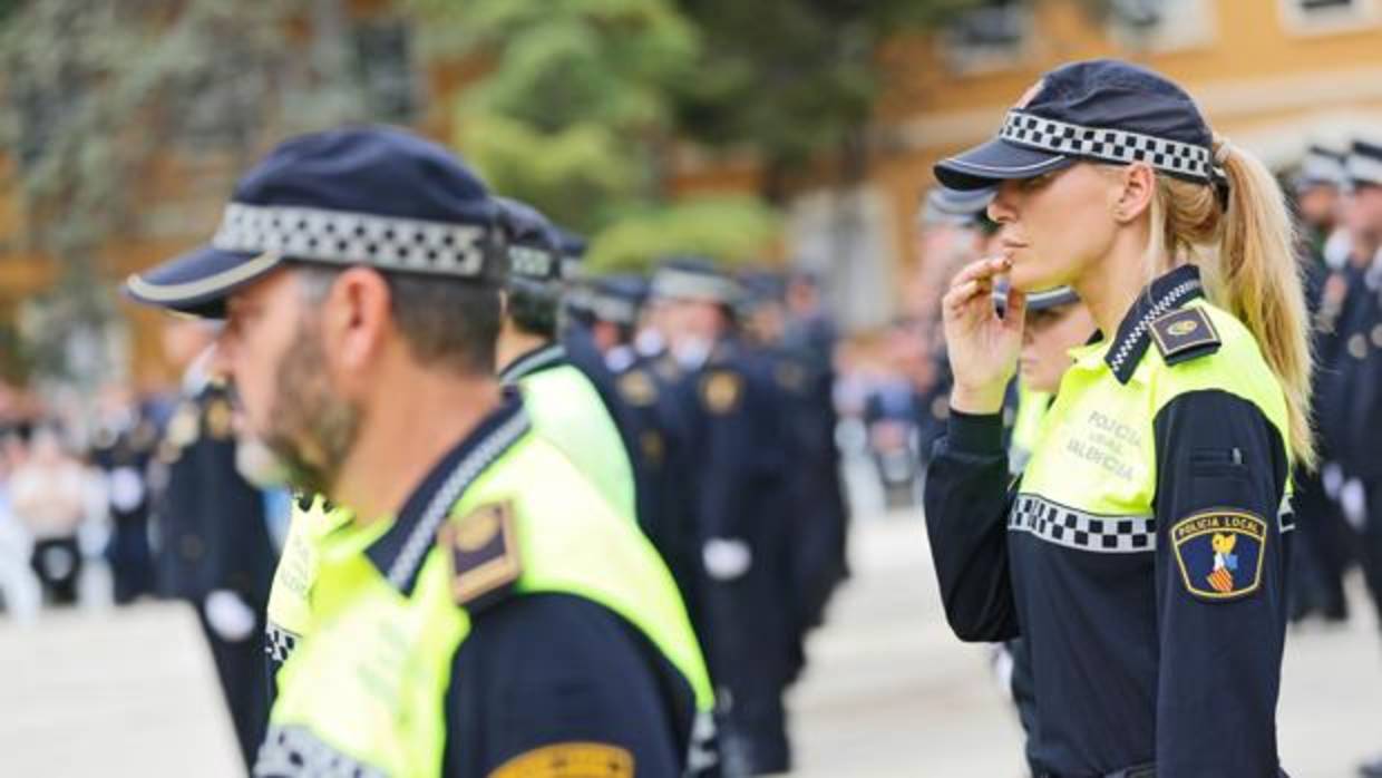 Imagen de archico de agentes de la Policía Local de Valencia