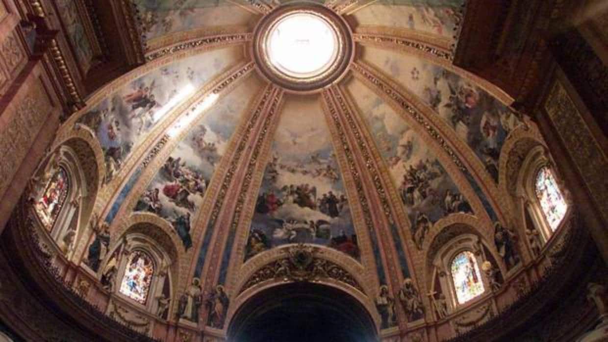 La gran cúpula de San Francisco El Grande, cuyas pinturas serán restauradas