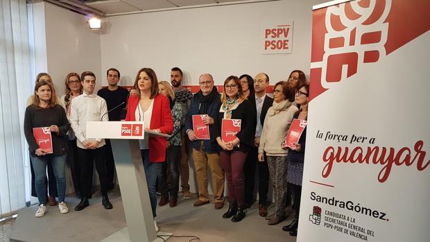 Sandra Gómez quiere una «dirección política operativa» en el PSPV de Valencia