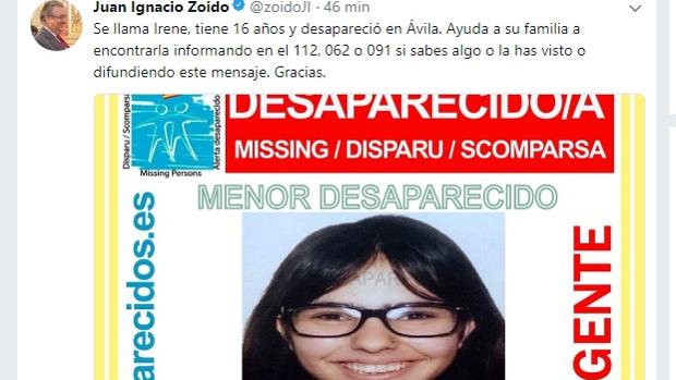 La Policía Nacional localiza «en perfecto estado» a la menor de 16 años desaparecida en Ávila