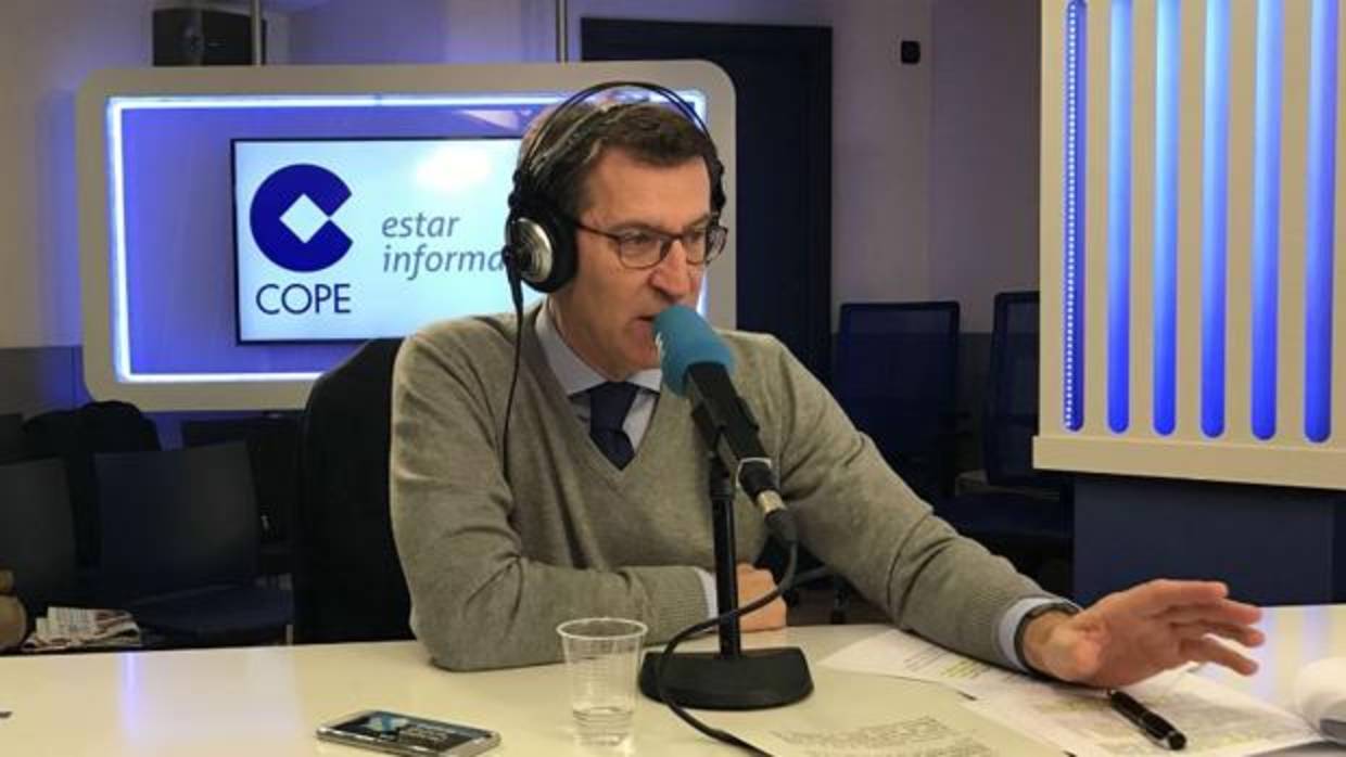 Alberto Núñez Feijóo ha concedido una entrevista en la Cadena Cope