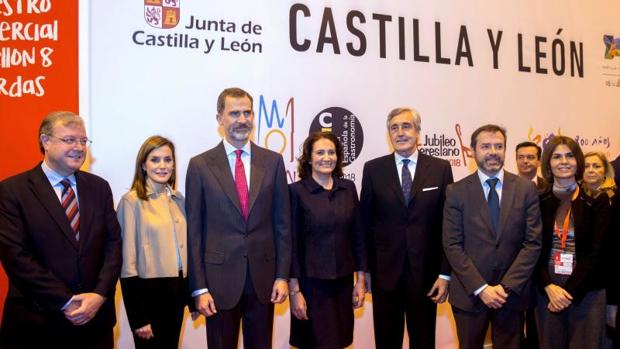 Los Reyes se interesan por la Capitalidad Gastronómica de León y la USAL