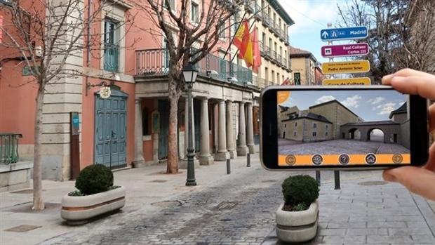 Una aplicación móvil muestra en realidad virtual cómo era San Lorenzo de El Escorial en el XVIII