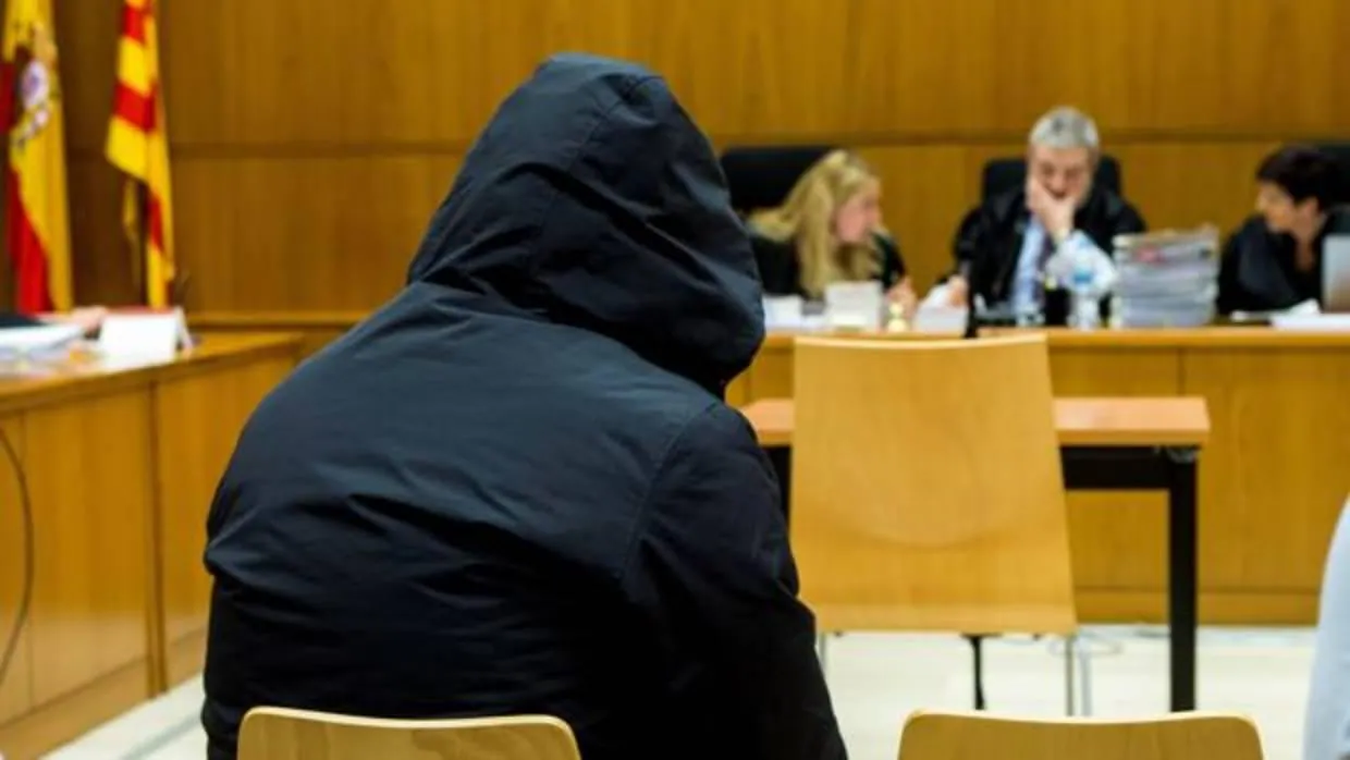 El violador del Eixample, durante una de las sesiones del juicio