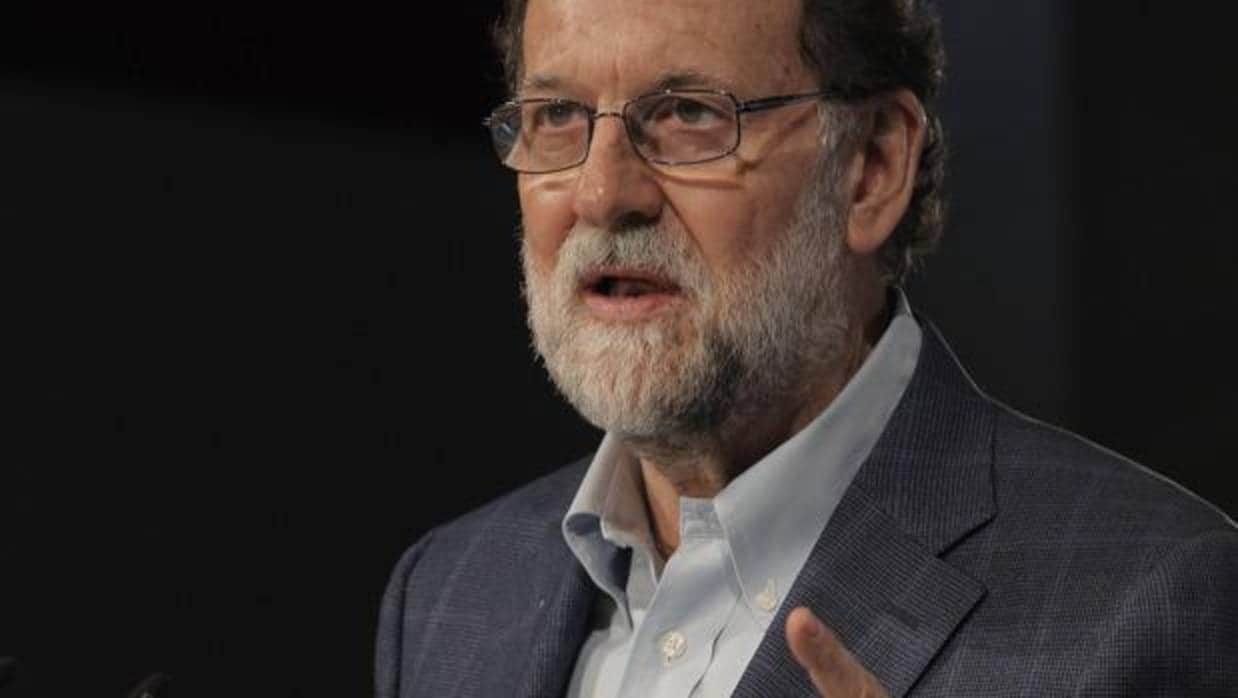 Mariano Rajoy, en un acto en Sevilla
