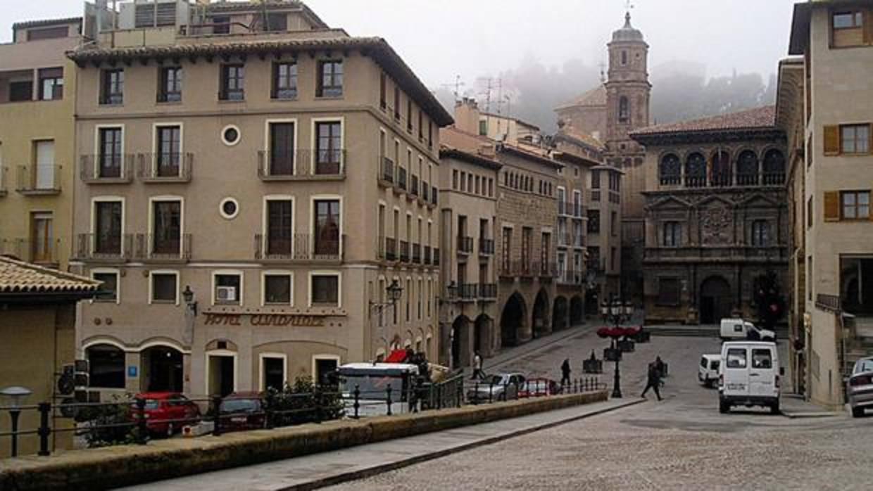 Vista del casco antiguo de Alcañiz