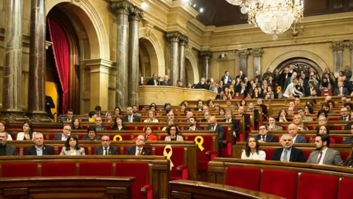 El pleno del parlament de Cataluña