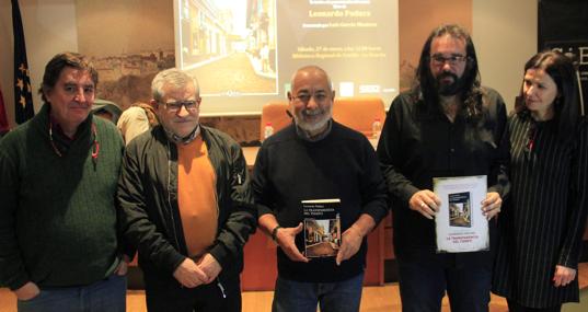 Montero, Felpeto, Padura y Castaño, durante la presentación de la nueva novela