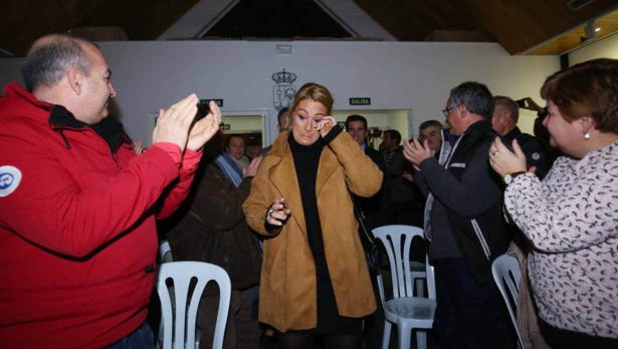 Lydia Valentín recibe el homenaje de Camponaraya (León), su localidad natal
