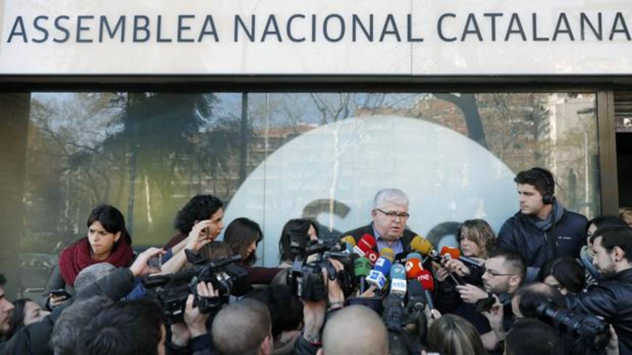 El vicepresidente de la Assemblea Nacional Catalana (ANC), Agustí Alcoberro