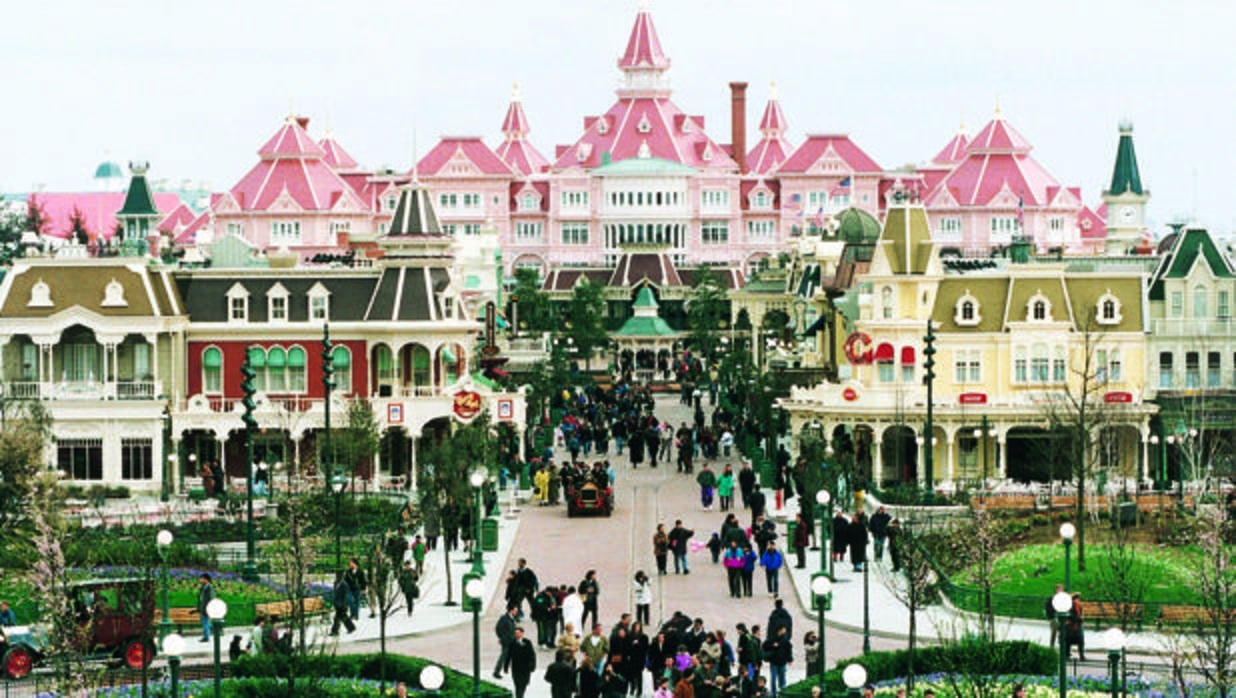 Entrada del parque temático EuroDisney