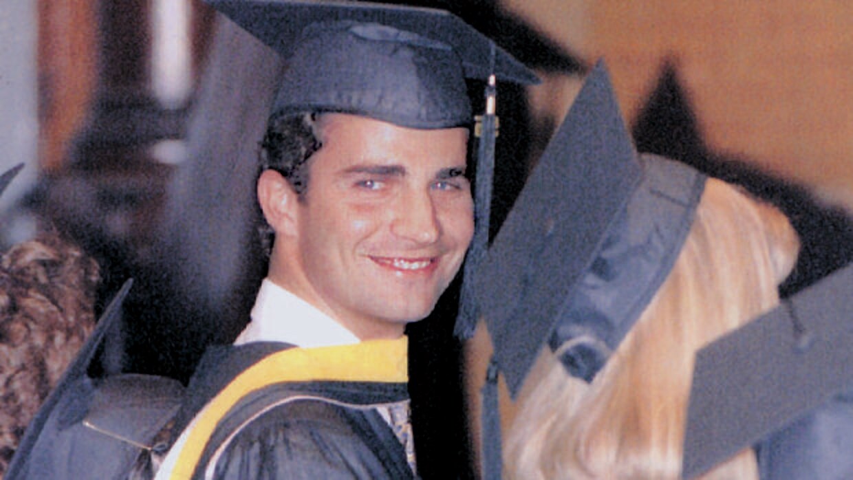 Don Felipe, durante la graduación en la Universidad de Georgetown, Estados Unidos