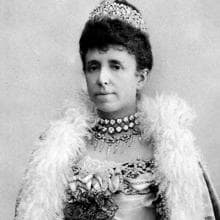 Retrato de la reina regente María Cristina de Habsburgo, quien el Viernes Santo de 1895 conmutó a Félix Díaz la pena capital por la de cadena perpetua
