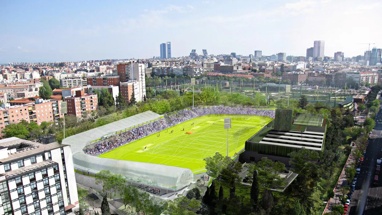 Así será el futuro estadio de atletismo de Vallehermoso