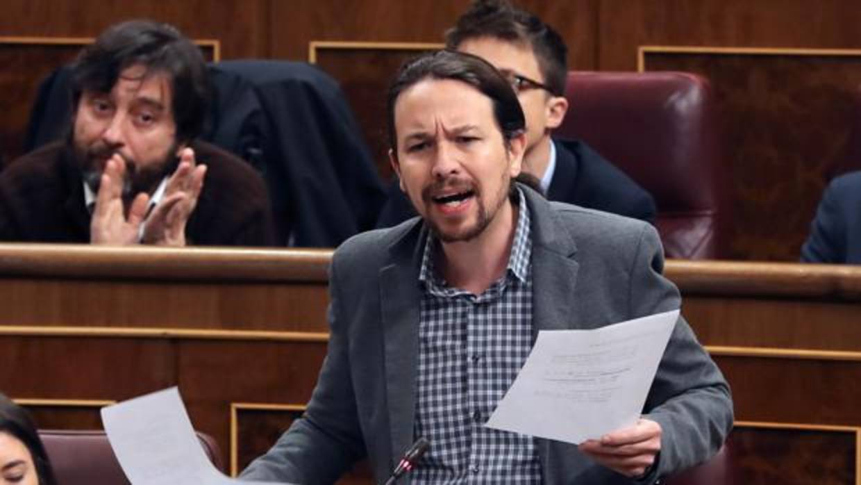 Pablo Iglesias, en el Congreso