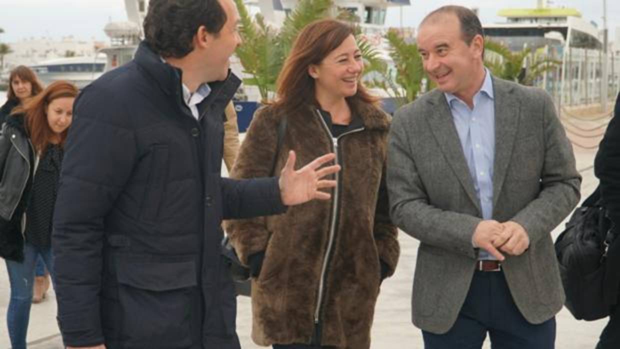La presidenta del Gobierno balear, la socialista Francina Armengol, en Formentera