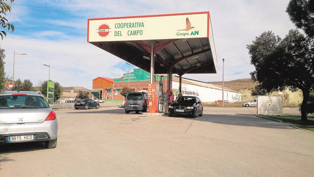 Gasolinera de una cooperativa agraria en la provicia de Segovia