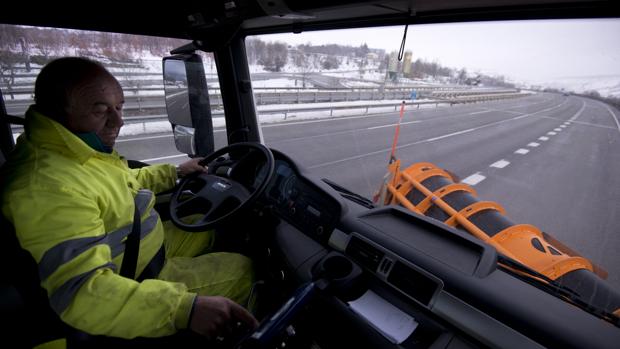 La batalla contra el invierno desde una quitanieves