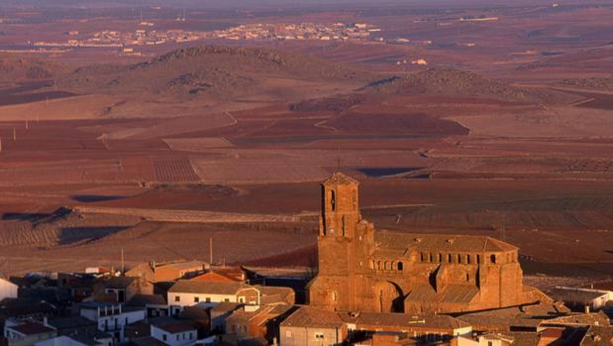 Panorámica del Campo de Montiel desde la localidad de Villamarique (Ciudad Real)