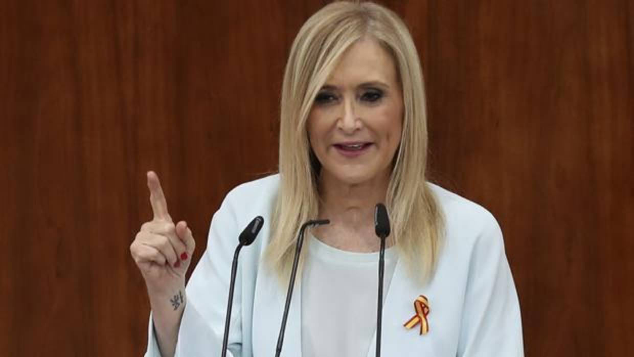 Cristina Cifuentes, presidenta de la Comunidad de Madrid