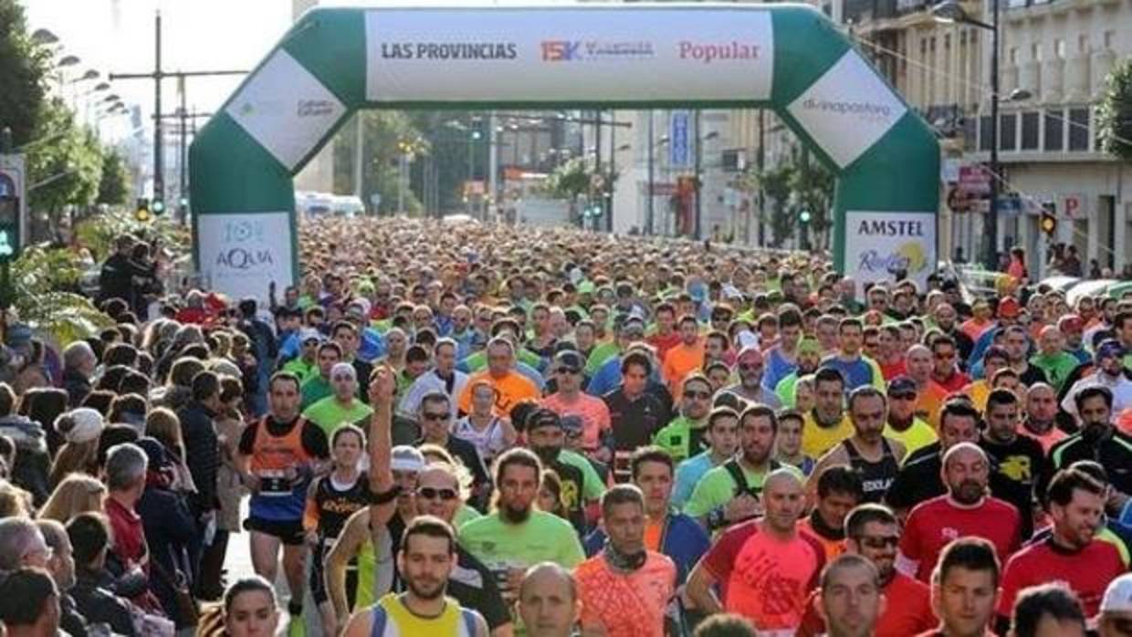 Participantes en la «15K Valencia Abierta al Mar»