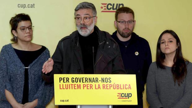 La CUP pide «reafirmar y reiterar» la DUI en el Parlament