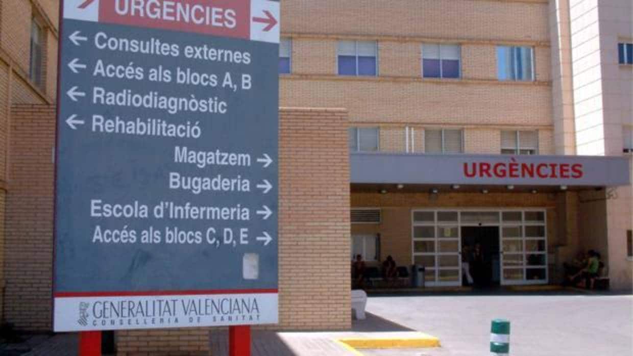 Imagen del Hospital General de Castellón, donde ha sido trasladado el matrimonio de Castellón